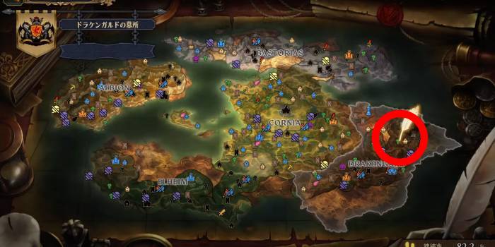 Unicorn Overlord - Drakenhold Cemetery 2 Map Location