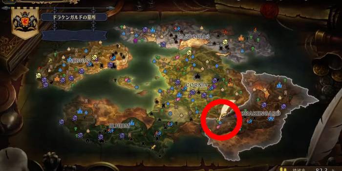 Unicorn Overlord - Drakenhold Cemetery 5 Map Location