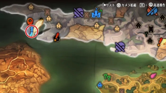 Unicorn Overlord - Faded Journal 2 Map Location