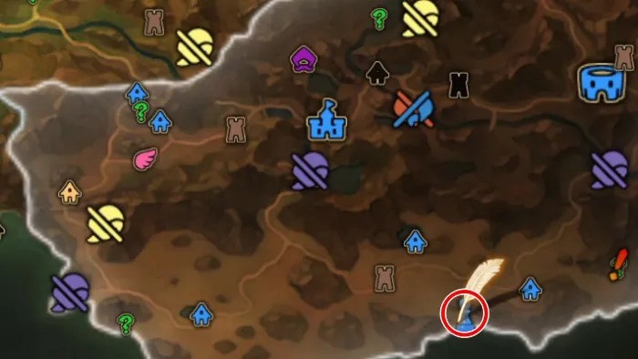 Unicorn Overlord - Faded Journal 4 Map Location