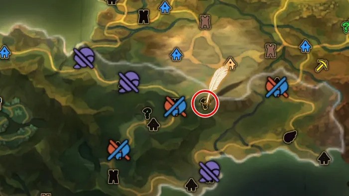 Unicorn Overlord - Golem Carving Map Location