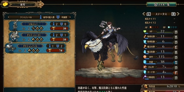 Unicorn Overlord - Gryphon Knight Mercenary