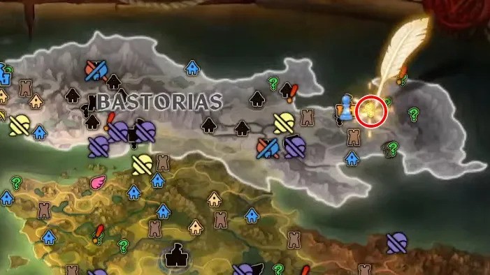 Unicorn Overlord - Ninth Stone Ring Map View