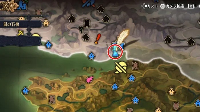 Unicorn Overlord - Rat Carving Map Location