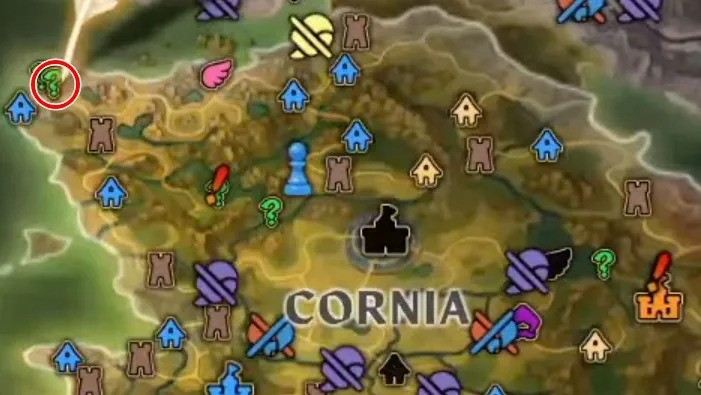 Unicorn Overlord - Second Stone Ring Map View