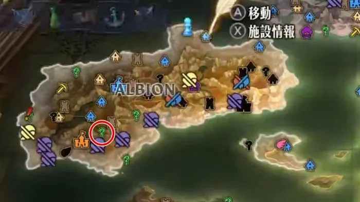 Unicorn Overlord - Twelfth Stone Ring Map View